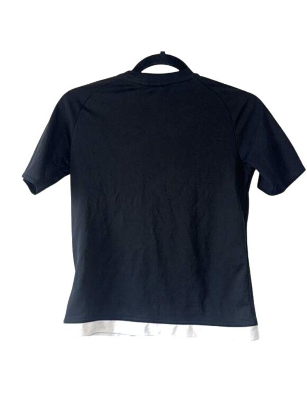 Adidas Sport Crop Short Sleeve Shirt Black Size 11/12Y - Picture 5 of 6